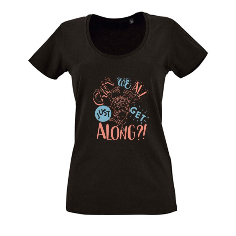 TAZ- Alone? Női O Nyakú Póló