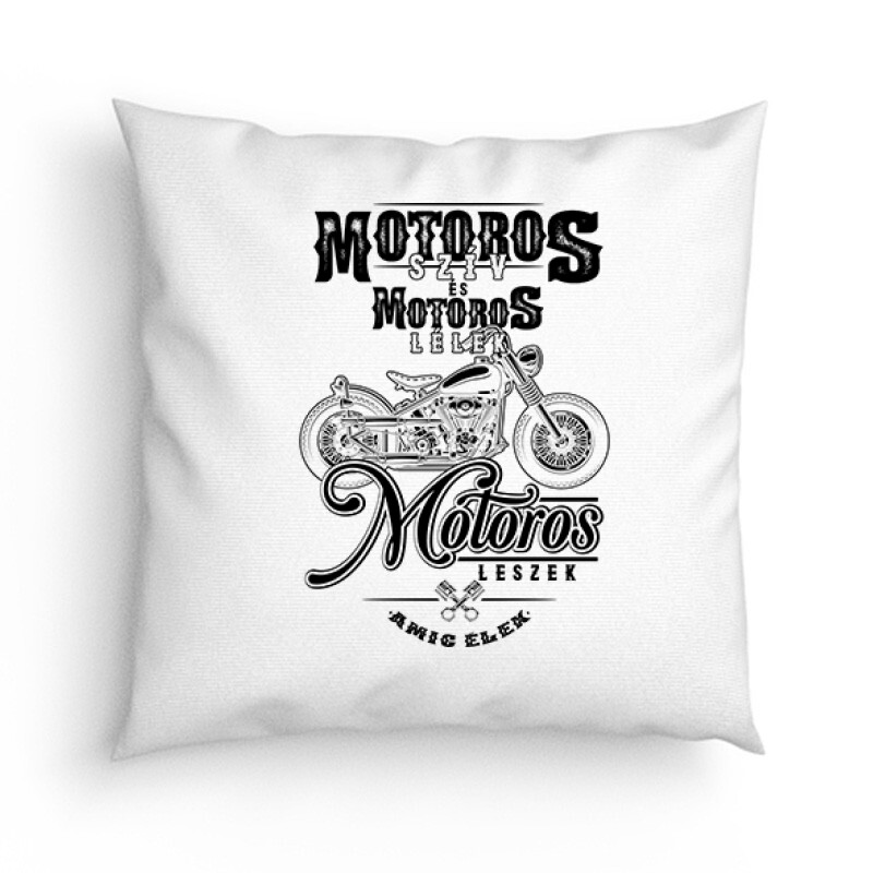 Motoros szív.motoros lélek Párna