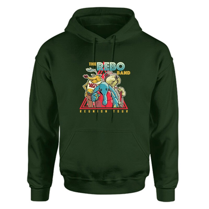 Rebo Band Unisex Kapucnis Pulcsi