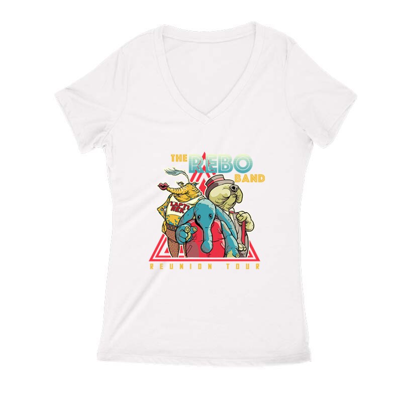 Rebo Band Női V Kivágott póló