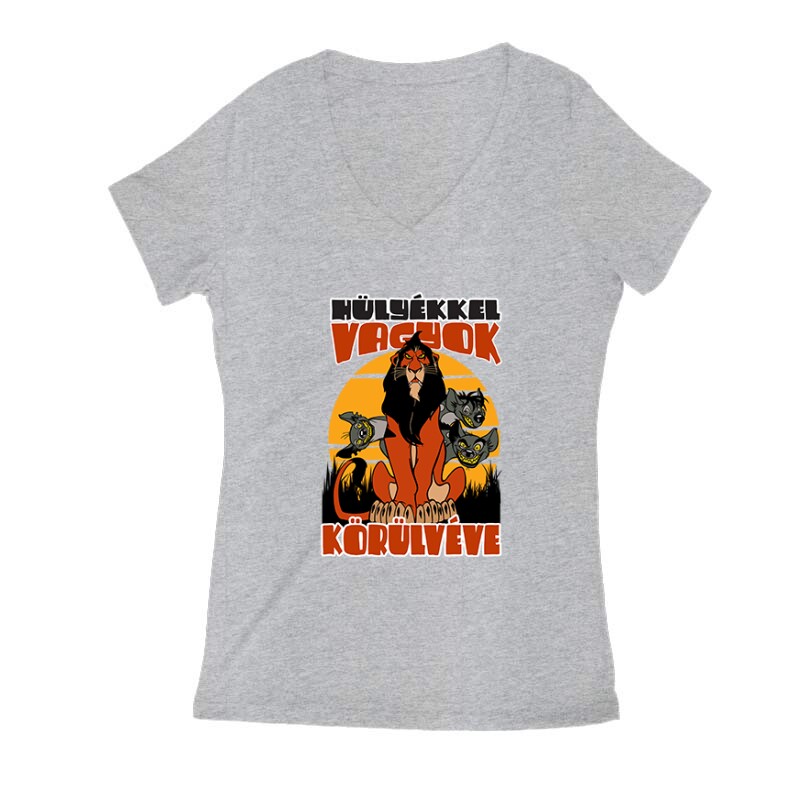 Hülyékkel vagyok körülvéve Női V Kivágott póló