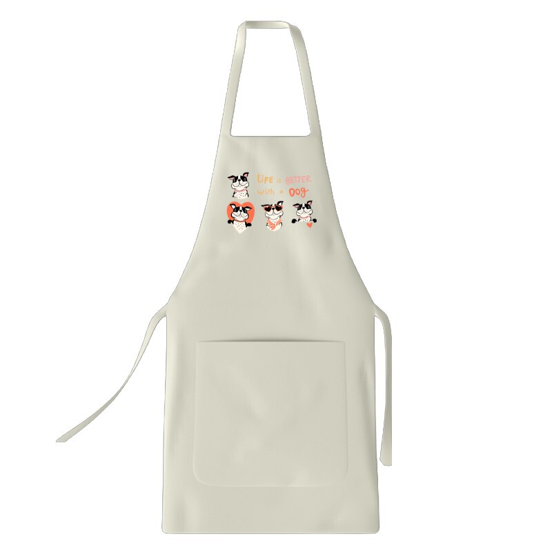 Life is better with a dog Kötény