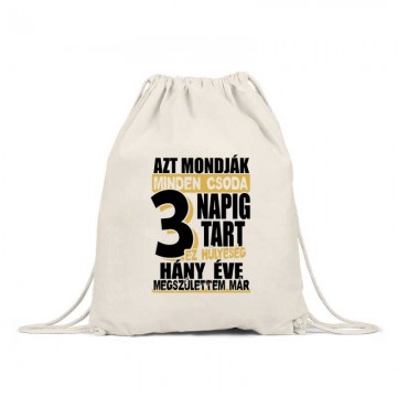 Minden csoda 3 napig tart...