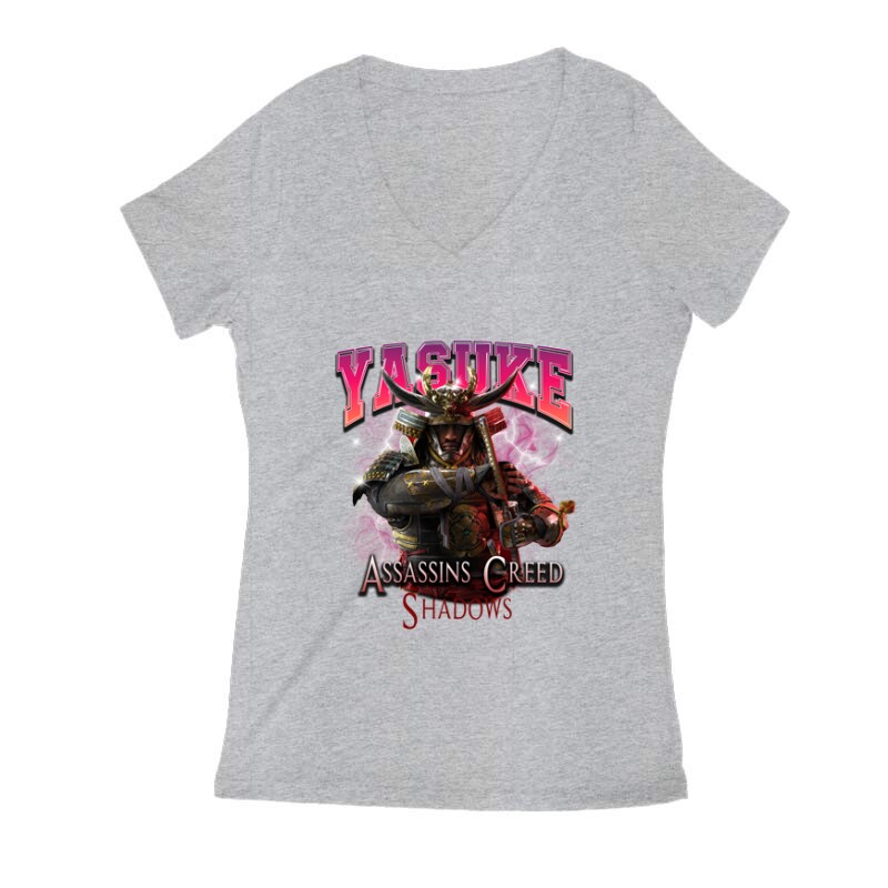 Bootleg-Yasuke Női V Kivágott póló