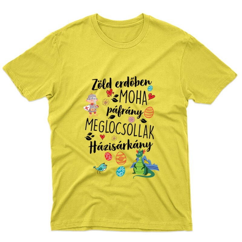 Zölderdőben moha páfrány Unisex Póló