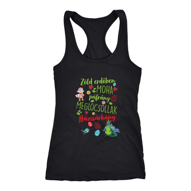 Zölderdőben moha páfrány Női Trikó