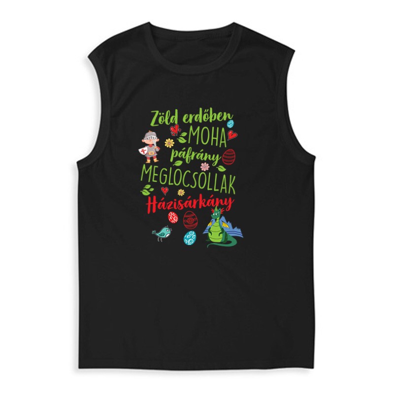 Zölderdőben moha páfrány Férfi Trikó