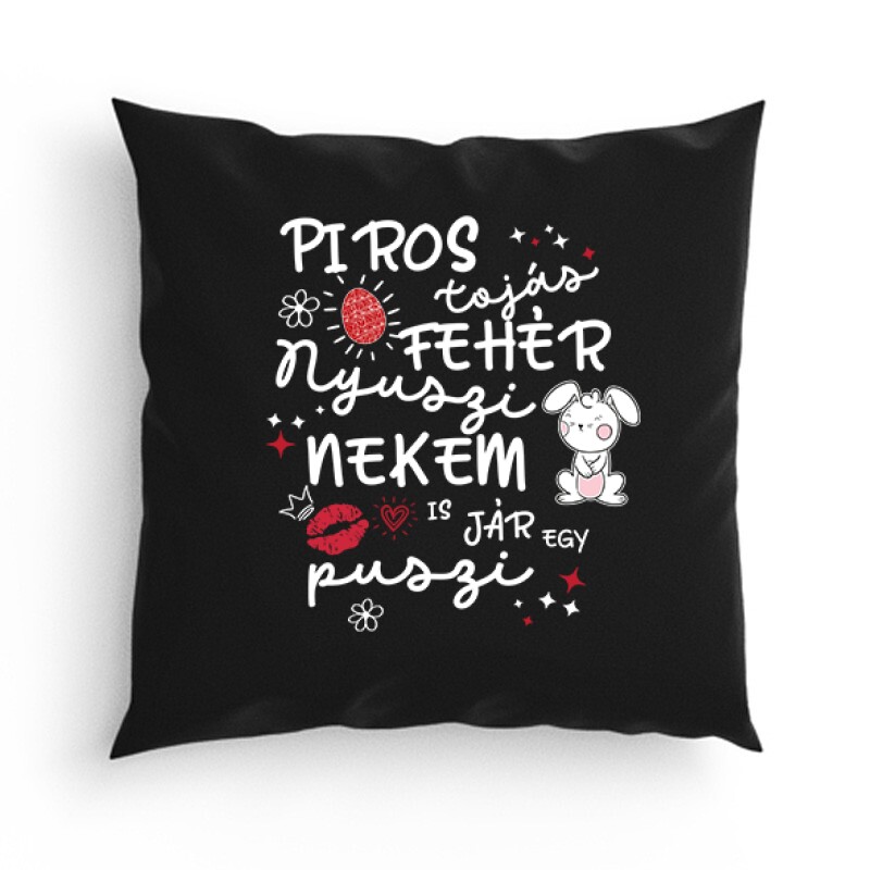 Piros Tojás, Fehér Nyuszi Párna