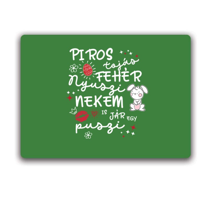 Piros Tojás, Fehér Nyuszi Egérpad