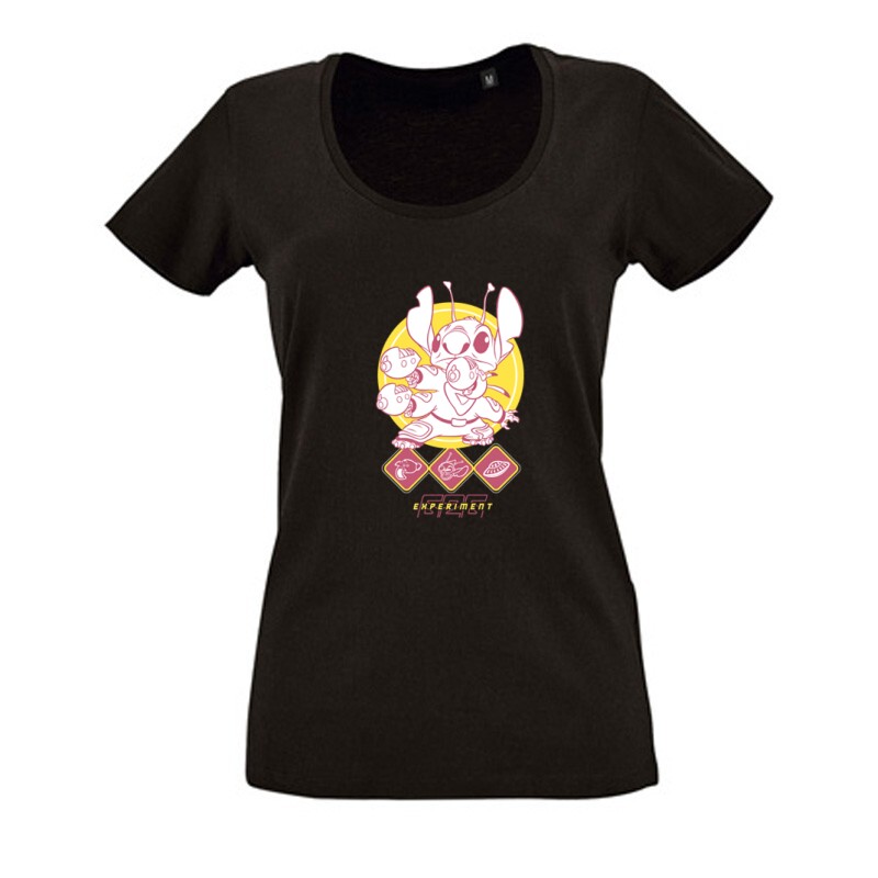 stitch-experiment  vintage Női O Nyakú Póló