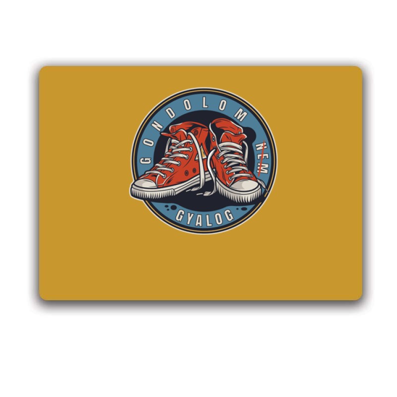 Gondolom nem gyalog kör logó Egérpad