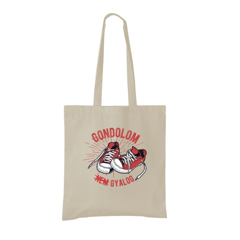 Gondolom nem gyalog retro Bevásárló Táska