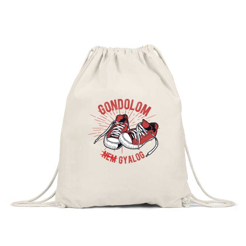 Gondolom nem gyalog retro Hátizsák