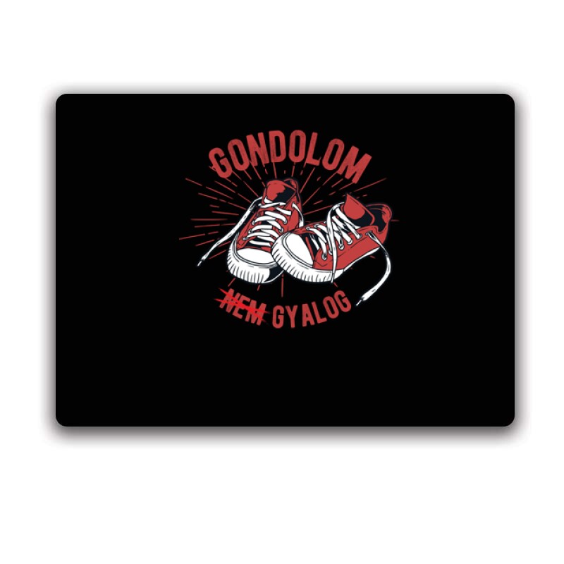 Gondolom nem gyalog retro Egérpad