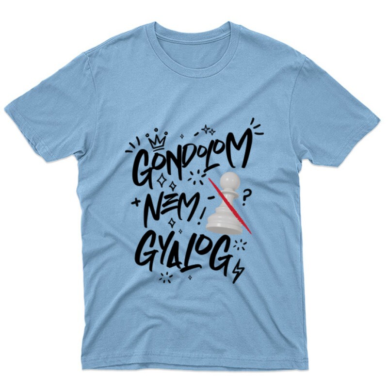 Gondolom nem gyalog figura Unisex Póló