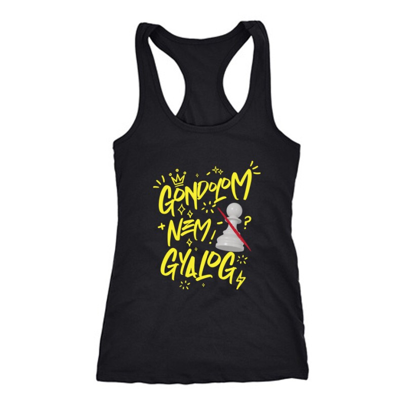 Gondolom nem gyalog figura Női Trikó