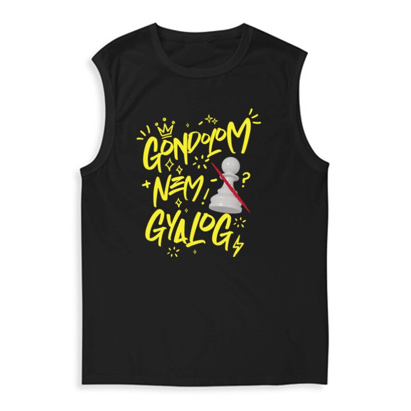 Gondolom nem gyalog figura Férfi Trikó