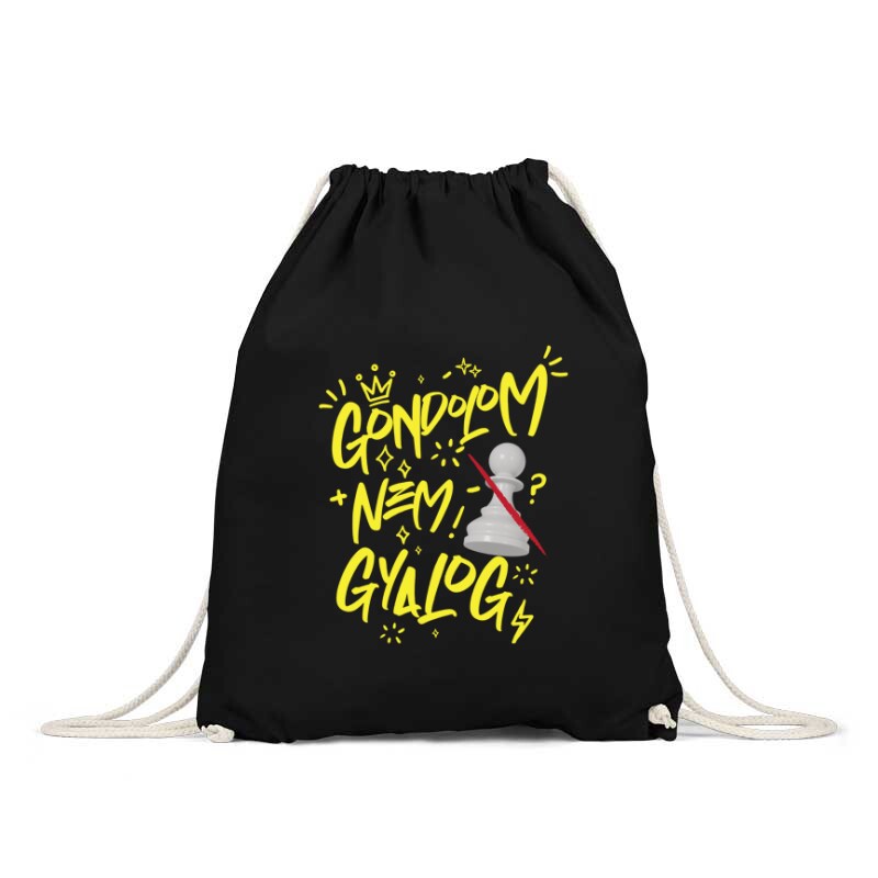 Gondolom nem gyalog figura Hátizsák