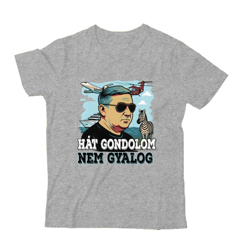 Gondolom nem gyalog (Lölő&zebra) Gyermek Póló