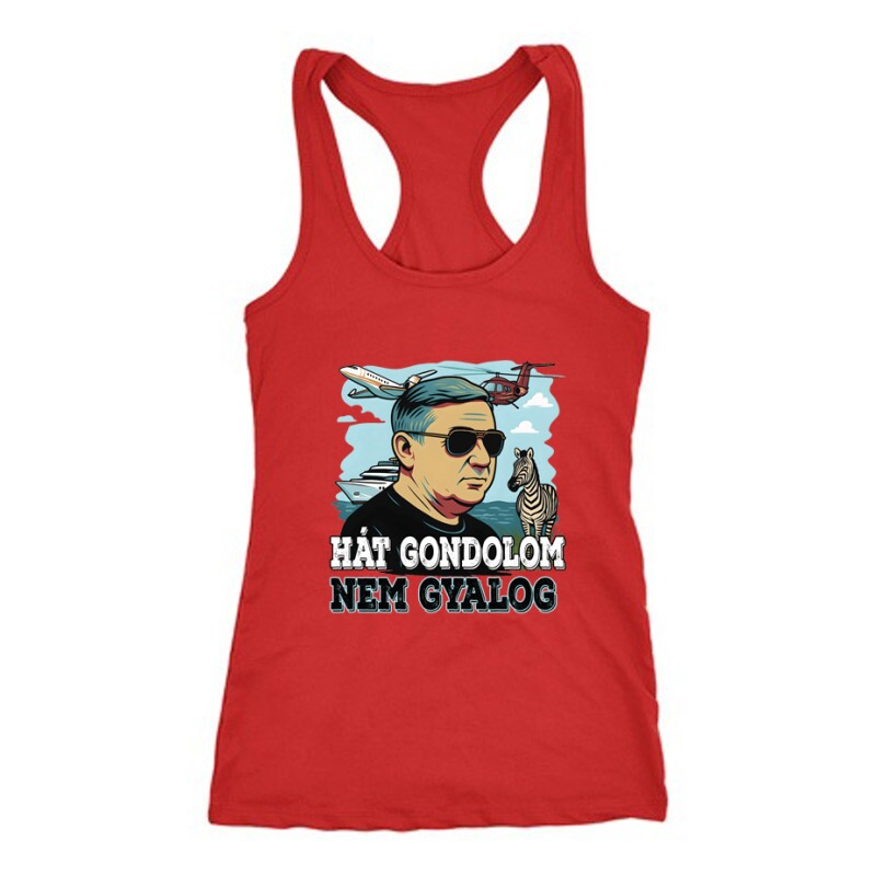 Gondolom nem gyalog (Lölő&zebra) Női Trikó