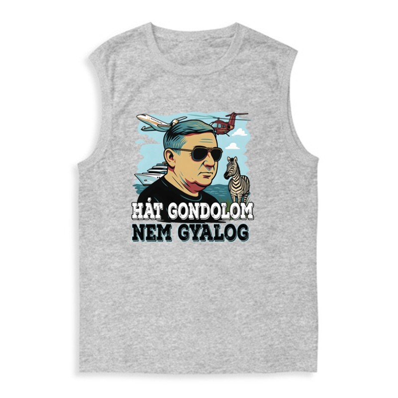 Gondolom nem gyalog (Lölő&zebra) Férfi Trikó