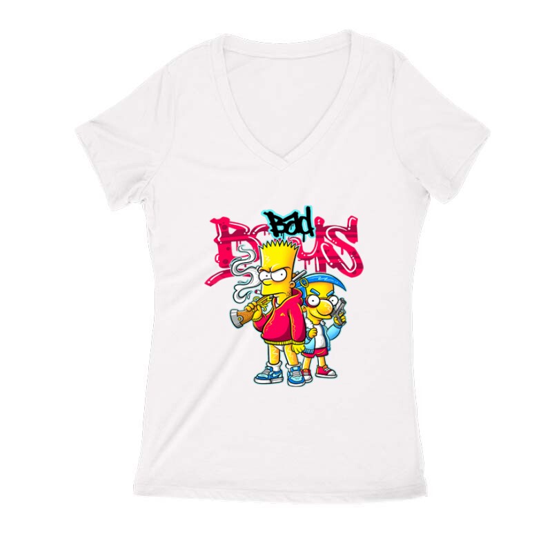Bad Boys Női V Kivágott póló