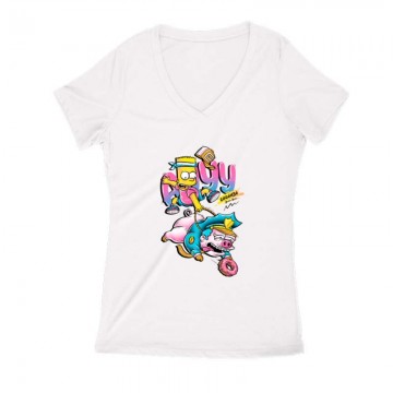 Bart caramba Női V Kivágott...