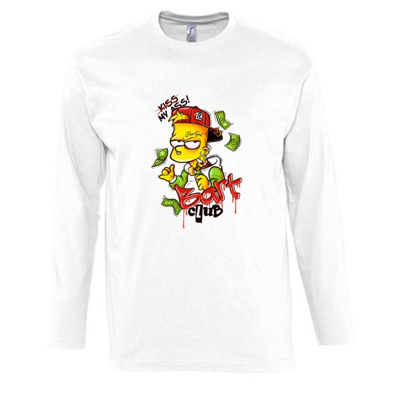 Bart Club Hosszú Ujjú Póló