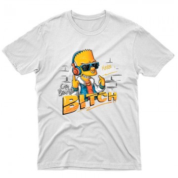 Bart Go home Bitch Unisex Póló