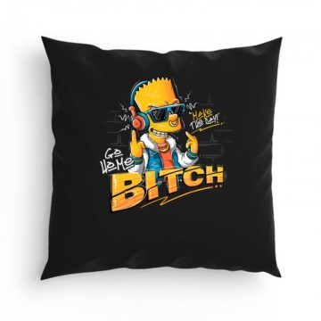 Bart Go home Bitch Párna