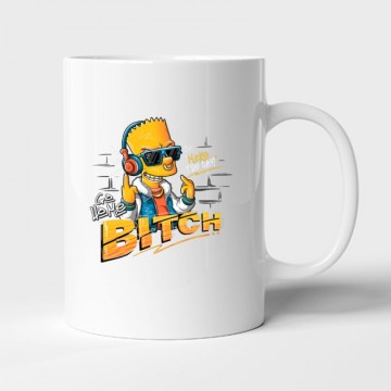 Bart Go home Bitch Bögre