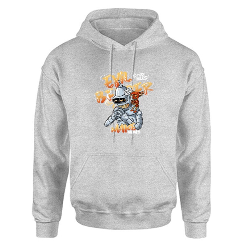Futurama bender Unisex Kapucnis Pulcsi