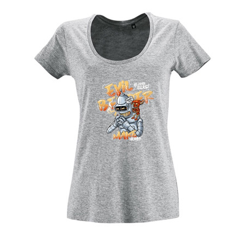 Futurama bender Női O Nyakú Póló