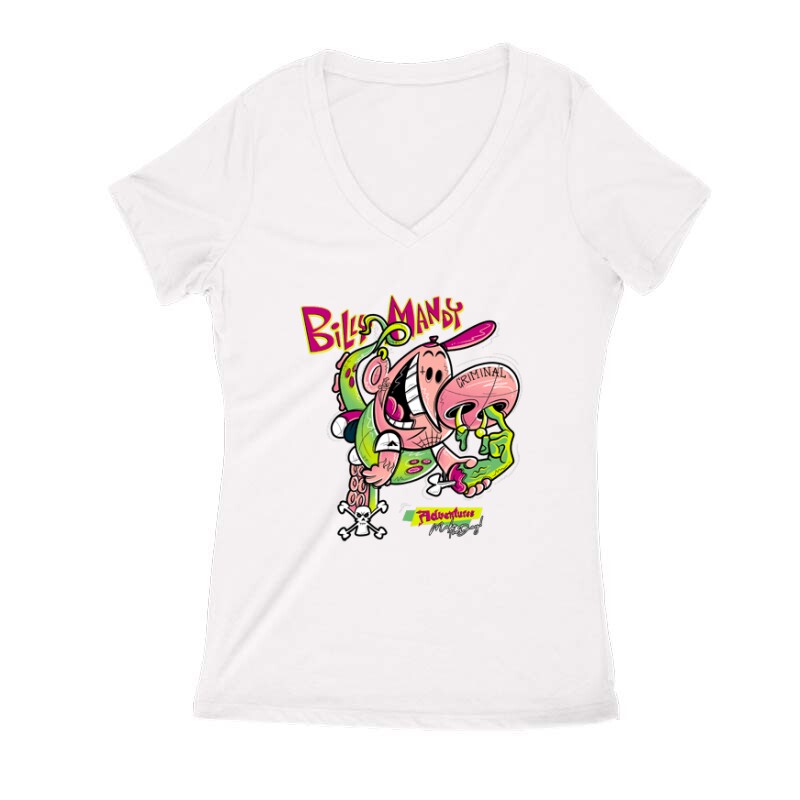 Billy Mandy Női V Kivágott póló