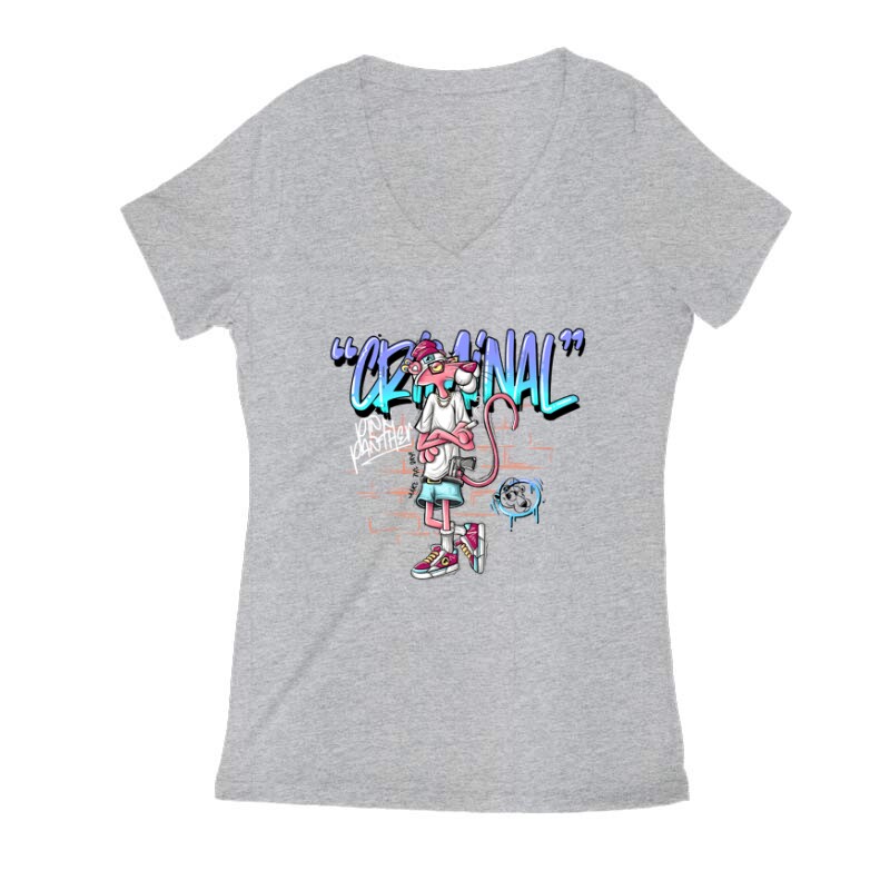 Pink Panther Női V Kivágott póló