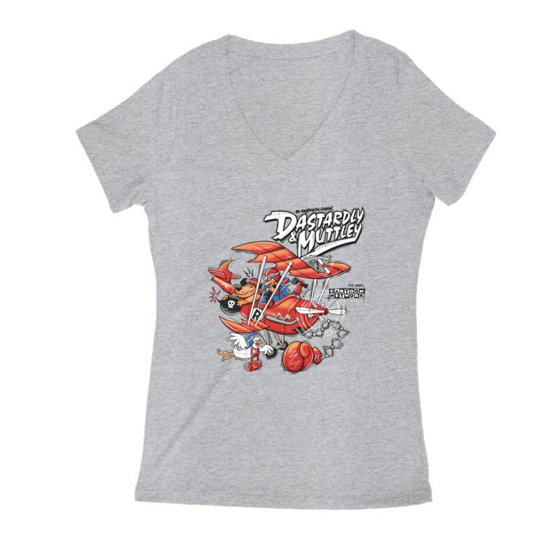 Dastardly-muttley Női V Kivágott póló