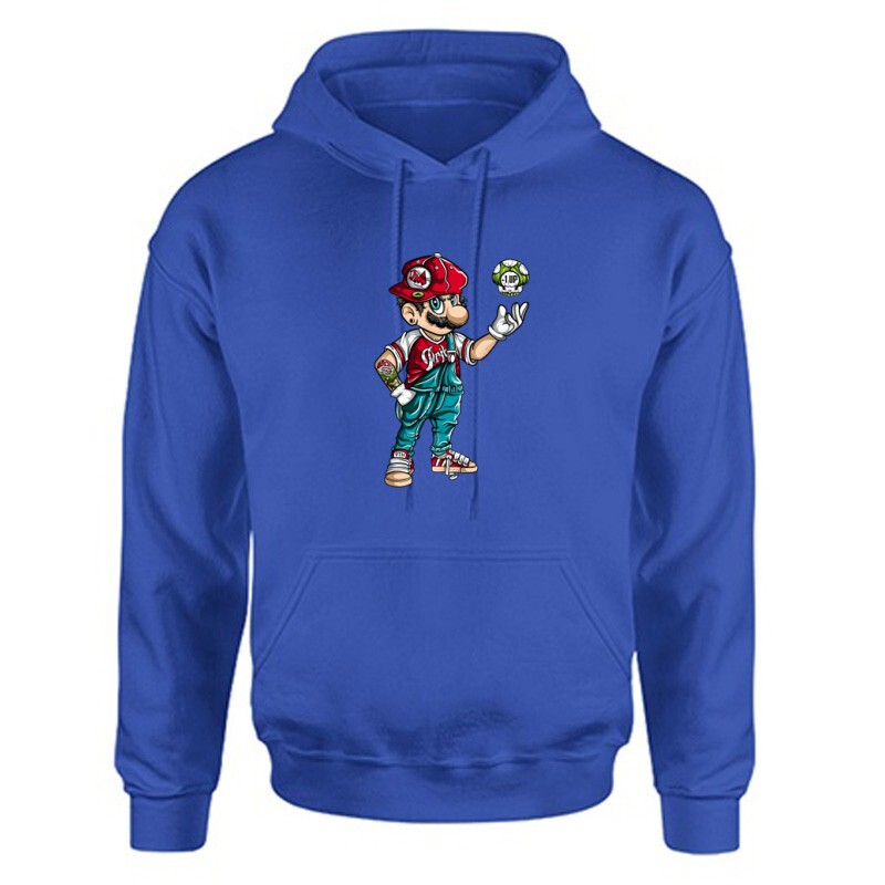 Mario 1 up Unisex Kapucnis Pulcsi