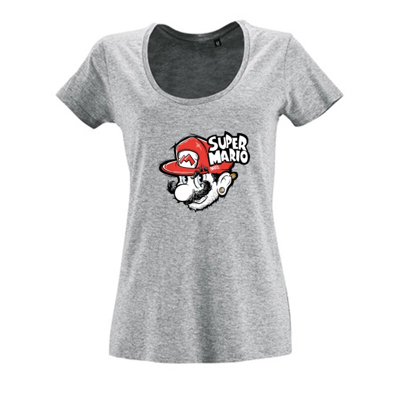Super Mario Női O Nyakú Póló