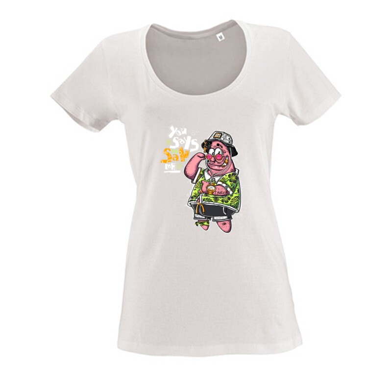 You says you saw me Női O Nyakú Póló