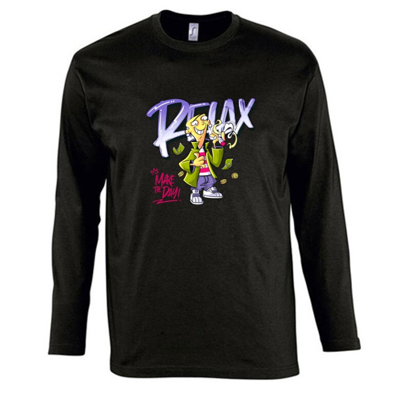 Relax MAke the day Hosszú Ujjú Póló