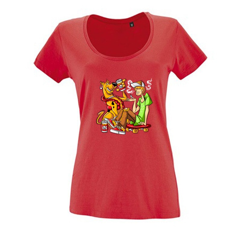 Scooby-Doo Duff beer Női O Nyakú Póló