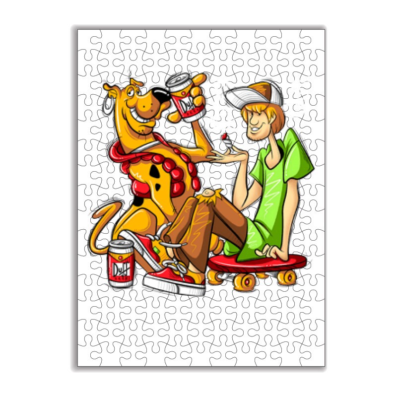 Scooby-Doo Duff beer Puzzle