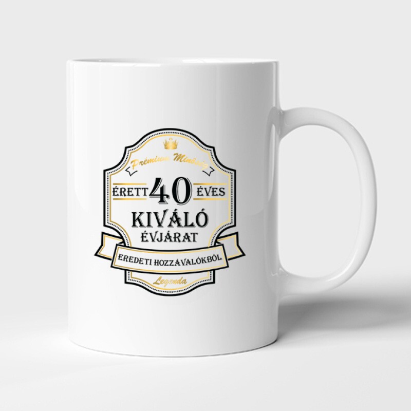 Minőség és legenda Bögre