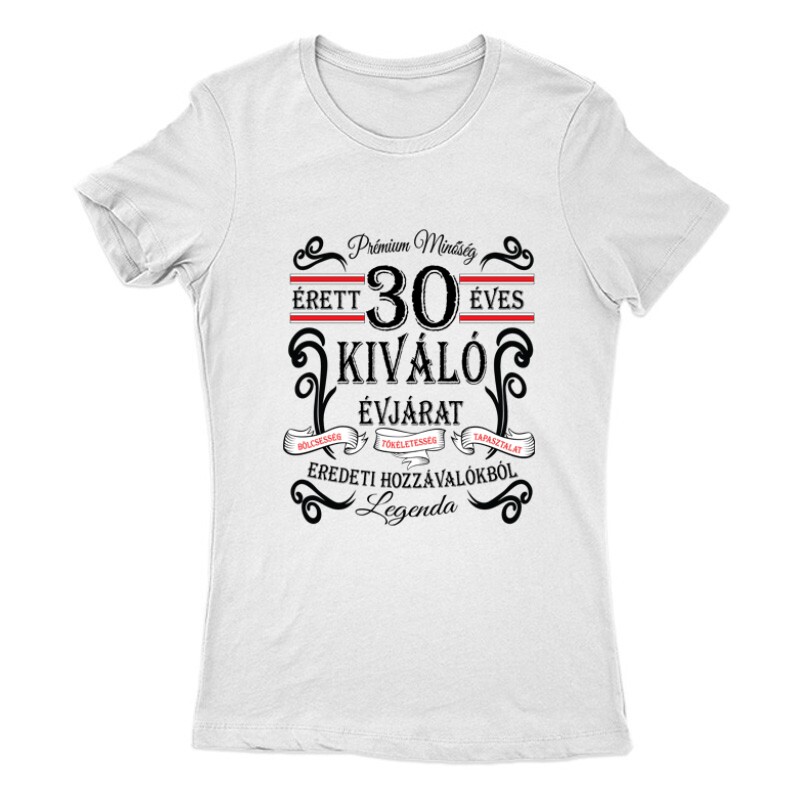 Érett és kiváló Női Póló