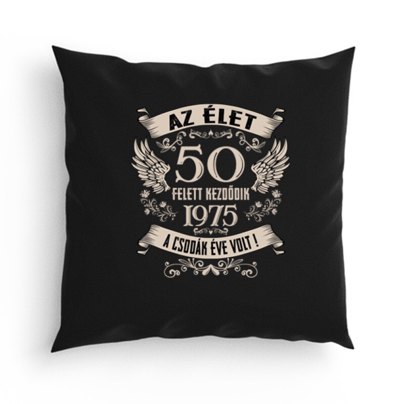 Az élet X felett kezdődik Párna