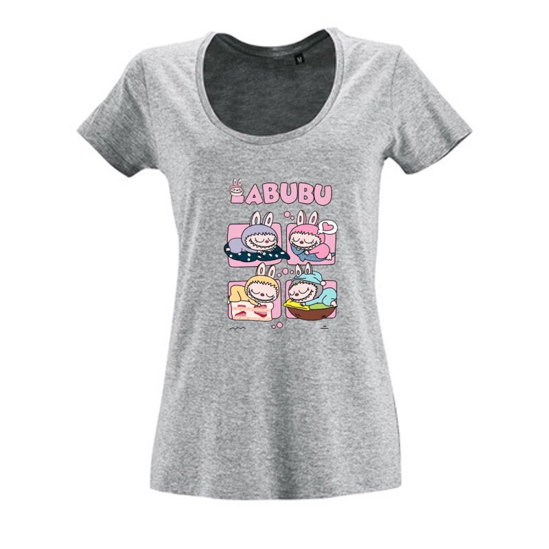 Alvó labubuk 2 Női O Nyakú Póló