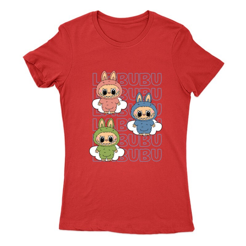 Blue labubu and friends Női Póló