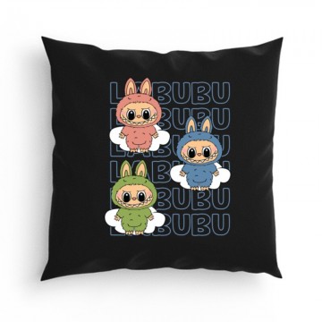 Blue labubu and friends Párna