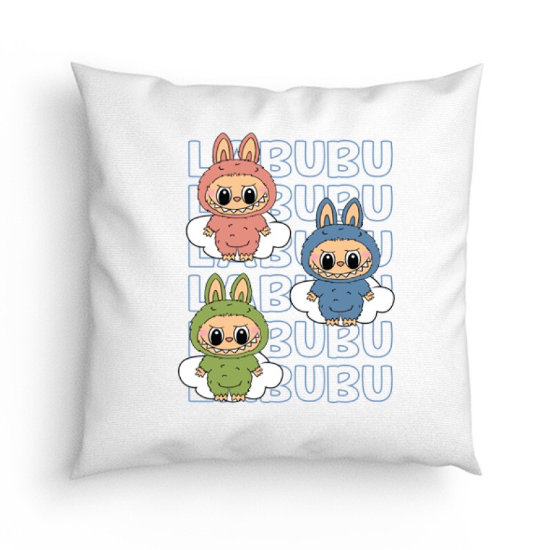 Blue labubu and friends Párna