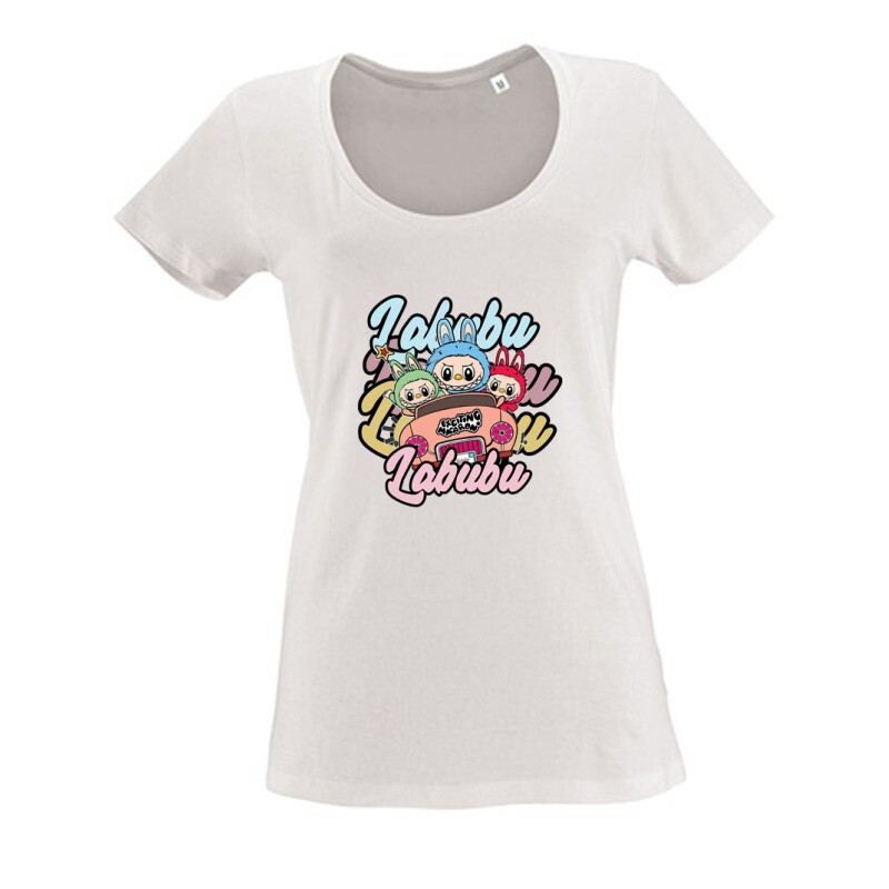 Exciting- macaron Női O Nyakú Póló